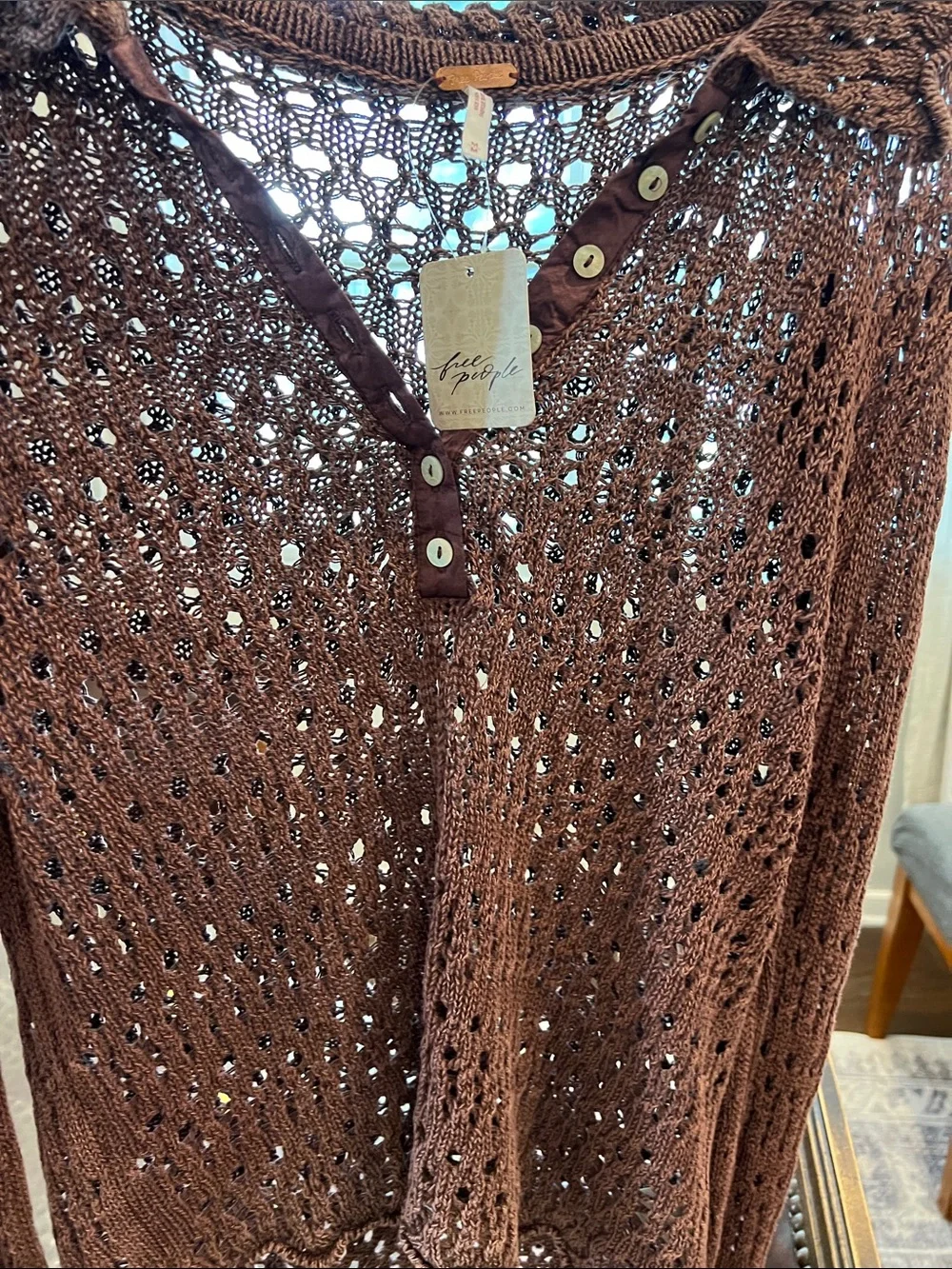 Free People openwork crochet
